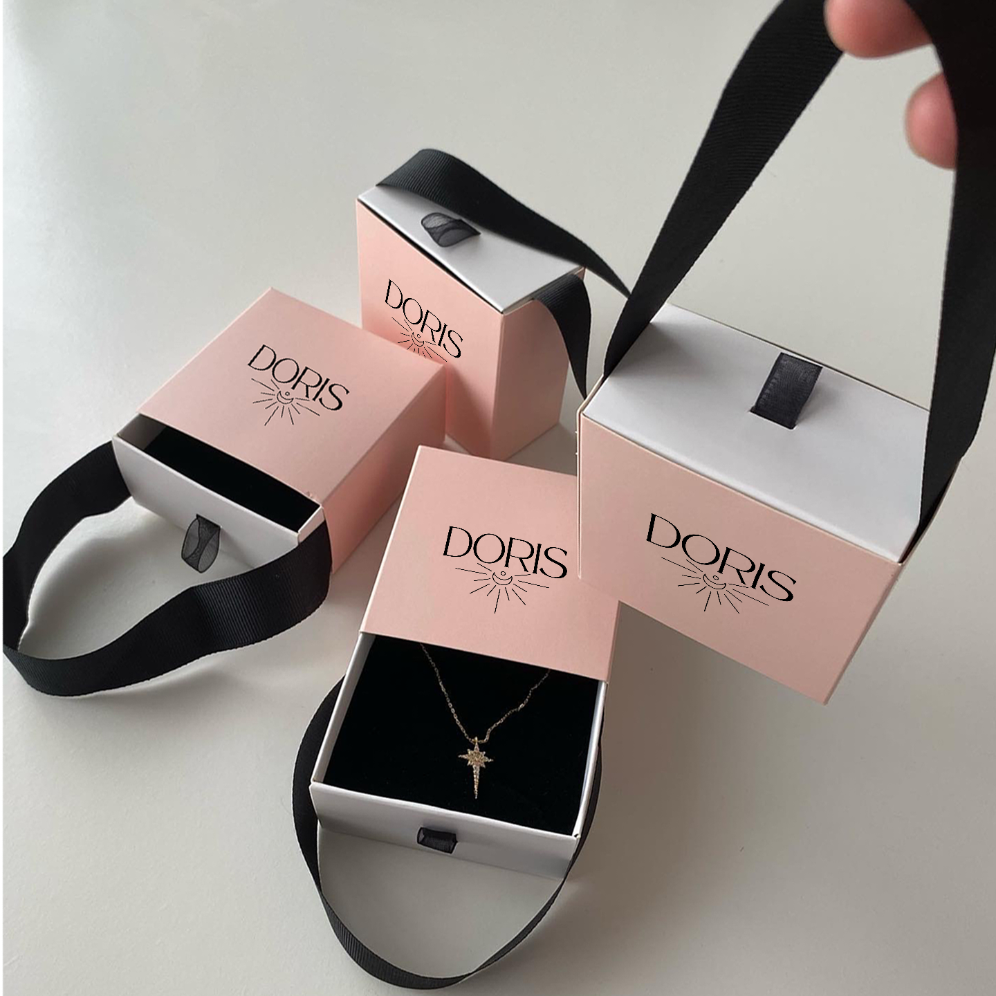 Gümüş Rose Minimal Kelebek Bayan Kolye